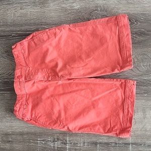 Chateau de Sable Boys Coral Orange Chino Shorts 12yrs